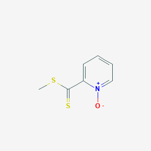 molecular formula C7H7NOS2 B12521997 2-Pyridinecarbodithioic acid, methyl ester, 1-oxide CAS No. 711603-39-3