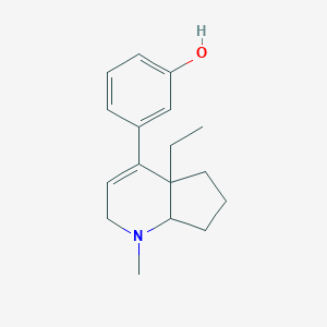 4a-Ethyl-2,4a,5,6,7,7a-hexahydro-4-(3-hydroxyphenyl)-1-methyl-1H-1-pyrindine