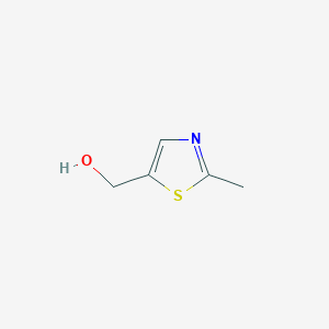 molecular formula C5H7NOS B1252200 (2-Methyl-1,3-thiazol-5-yl)methanol CAS No. 56012-38-5