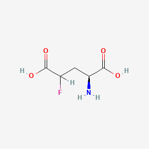 molecular formula C5H8FNO4 B1252204 4-Fluoro-l-glutamic acid 