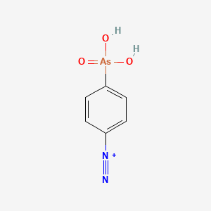 molecular formula C6H6AsN2O3+ B1252206 ABA diazonium CAS No. 15578-09-3