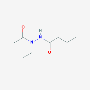 molecular formula C8H16N2O2 B12522072 N'-Acetyl-N'-ethylbutanehydrazide CAS No. 802908-42-5