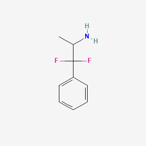 1,1-Difluoro-1-phenylpropan-2-amine