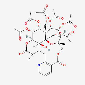 molecular formula C38H47NO18 B1252212 Euonine 