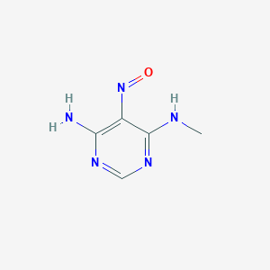 molecular formula C5H7N5O B1252217 N4-methyl-5-nitrosopyrimidine-4,6-diamine CAS No. 850013-74-0