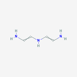 molecular formula C4H9N3 B12522193 N~1~-(2-Aminoethenyl)ethene-1,2-diamine CAS No. 675594-58-8