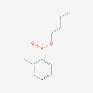 molecular formula C11H16O2P+ B12522232 Phosphinic acid, (2-methylphenyl)-, butyl ester CAS No. 821009-57-8