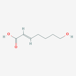 (2E)-7-hydroxyhept-2-enoic acid