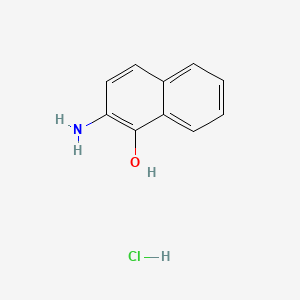 molecular formula C10H10ClNO B1252239 2-Amino-1-naphthol hydrochloride CAS No. 41772-23-0