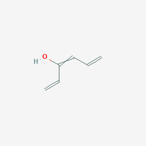 molecular formula C6H8O B12522446 Hexa-1,3,5-trien-3-ol CAS No. 691401-67-9