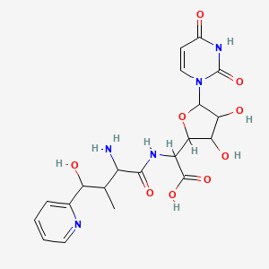 molecular formula C20H25N5O9 B1252249 Nikkomycin Lz 