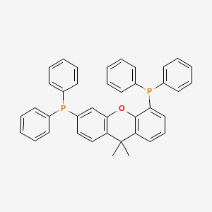 molecular formula C39H32OP2 B1252252 4,6-Bis(diphenylphosphino)-9,9-dimethyl-9H-xanthene 