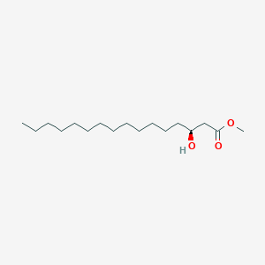 molecular formula C17H34O3 B1252254 甲基(S)-3-羟基棕榈酸酯 CAS No. 76898-45-8