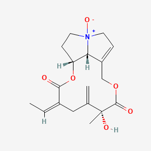 molecular formula C18H23NO6 B1252260 Seneciphylline N-oxide 