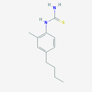molecular formula C12H18N2S B12522681 Thiourea, (4-butyl-2-methylphenyl)- CAS No. 832099-24-8