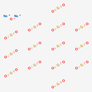 molecular formula Na2O29Si14 B1252274 Magadiite 