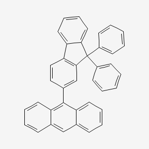 molecular formula C39H26 B12522781 9-(9,9-Diphenyl-9H-fluoren-2-YL)anthracene CAS No. 819067-46-4