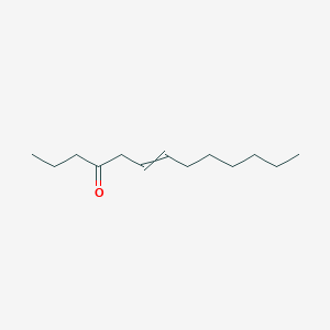 molecular formula C13H24O B12522804 Tridec-6-en-4-one CAS No. 651726-56-6