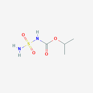 molecular formula C4H10N2O4S B12522815 Carbamic acid, (aminosulfonyl)-, 1-methylethyl ester (9CI) CAS No. 680860-54-2