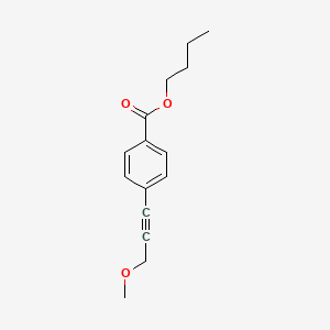 molecular formula C15H18O3 B12522840 Butyl 4-(3-methoxyprop-1-YN-1-YL)benzoate CAS No. 827028-19-3