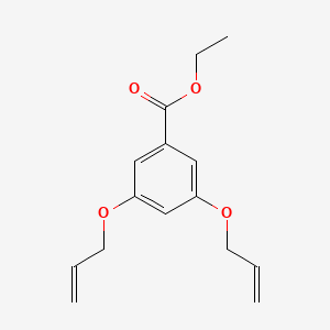 molecular formula C15H18O4 B12522847 Ethyl 3,5-bis[(prop-2-en-1-yl)oxy]benzoate CAS No. 671791-98-3