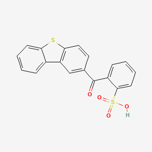 molecular formula C19H12O4S2 B12522856 2-(Dibenzo[b,d]thiophene-2-carbonyl)benzene-1-sulfonic acid CAS No. 798561-90-7