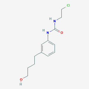 molecular formula C13H19ClN2O2 B12522871 N-(2-Chloroethyl)-N'-[3-(4-hydroxybutyl)phenyl]urea CAS No. 803729-74-0