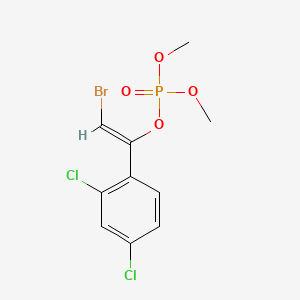 Phosphoric acid, 2-bromo-1-(2,4-dichlorophenyl)ethenyl dimethyl ester