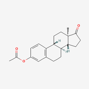 [(8S,9R,13R,14R)-13-methyl-17-oxo-7,8,9,11,12,14,15,16-octahydro-6H-cyclopenta[a]phenanthren-3-yl] acetate