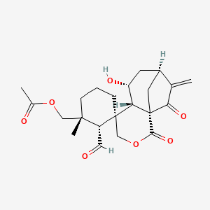 molecular formula C22H28O7 B1252295 Trichorabdal B CAS No. 79859-42-0