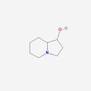 molecular formula C8H15NO B1252298 1-Hydroxyindolizidine 