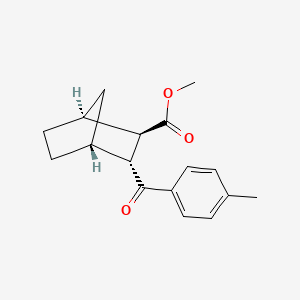molecular formula C17H20O3 B12523088 Endo-3-(4-methylbenzoyl)bi-cyclo[2.2.1]heptane-exo-2-carboxylic acid, methyl ester 