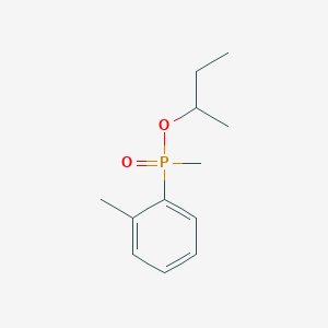 molecular formula C12H19O2P B12523103 Butan-2-yl methyl(2-methylphenyl)phosphinate CAS No. 670276-25-2
