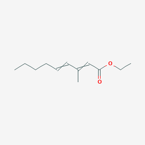 molecular formula C12H20O2 B12523160 Ethyl 3-methylnona-2,4-dienoate CAS No. 796034-97-4