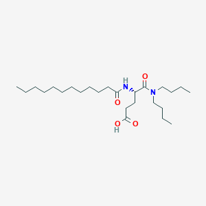 molecular formula C25H48N2O4 B1252318 Lauroyl glutamic dibutylamide CAS No. 59274-86-1