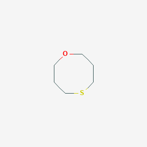 molecular formula C6H12OS B1252319 1,5-Oxathiocane 
