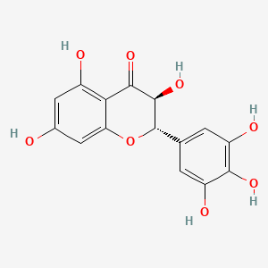 molecular formula C15H12O8 B1252320 (-)-Dihydromyricetin 