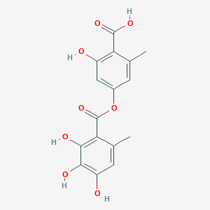 molecular formula C16H14O8 B1252322 Diploschistesic acid CAS No. 537-08-6