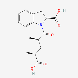 molecular formula C16H19NO5 B1252329 Pentoprilat CAS No. 82950-75-2