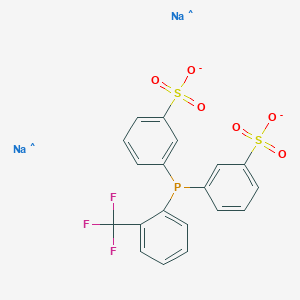 molecular formula C19H12F3Na2O6PS2-2 B12523312 Bis(3-sulfonatophenyl)(2-trifluoromethylphenyl)phosphine, disodium CAS No. 1289463-84-8