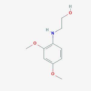molecular formula C10H15NO3 B12523344 N-(2-hydroxyethyl)-2,4-dimethoxyaniline 