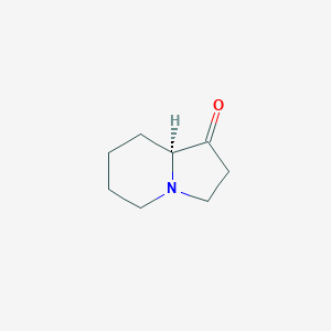 molecular formula C8H13NO B1252335 1-Indolizidinone 