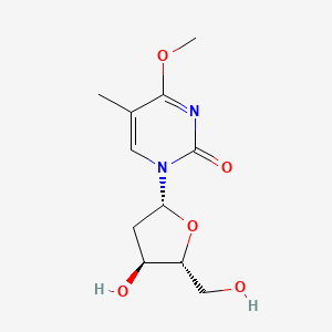 molecular formula C11H18N2O5 B1252336 Thymidine,4-O-methyl-(9ci) CAS No. 50591-13-4
