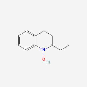 molecular formula C11H15NO B12523485 2-Ethyl-3,4-dihydroquinolin-1(2H)-ol CAS No. 682801-55-4