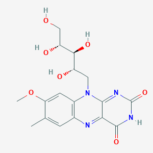 8-methoxy-7-methyl-10-[(2S,3S,4R)-2,3,4,5-tetrahydroxypentyl]benzo[g]pteridine-2,4-dione