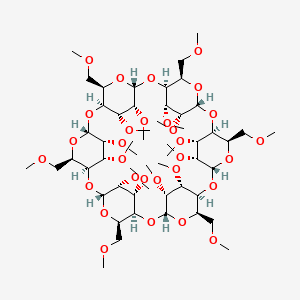 molecular formula C54H96O30 B1252351 Hexakis(2,3,6-tri-O-methyl)-alpha-cyclodextrin 