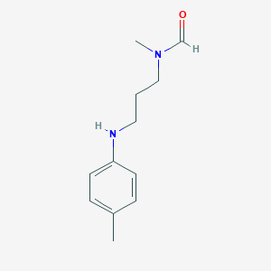 molecular formula C12H18N2O B12523598 N-Methyl-N-[3-(4-methylanilino)propyl]formamide CAS No. 821780-03-4