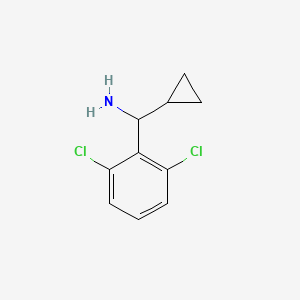 molecular formula C10H11Cl2N B12523625 Cyclopropyl(2,6-dichlorophenyl)methanamine 