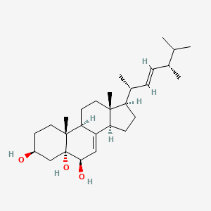 3beta,5alpha,6beta-Trihydroxy-7,22-ergostadiene