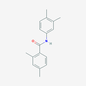 molecular formula C17H19NO B12523795 N-(3,4-dimethylphenyl)-2,4-dimethylbenzamide CAS No. 672918-76-2